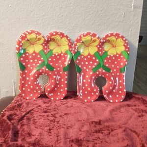 Vintage Hawaiian Flip Flop Trays